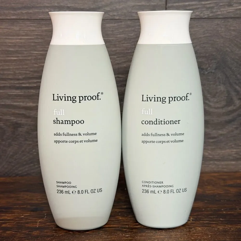 Living Proof Full Haircare Bundle Shampoo/Conditioner/Dry Volume Spray/Mini, New